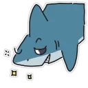 😘 emoji Shark Telegram sticker 7 of 20