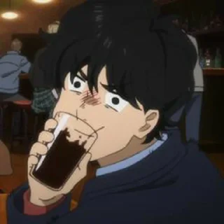 😳 emoji BANANA FISH Telegram sticker 16 of 35