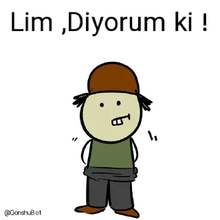 🙄 emoji Lim ve Mergen Han @Qonshubot Telegram sticker 7 of 31