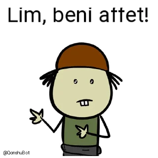 😕 emoji Lim ve Mergen Han @Qonshubot Telegram sticker 15 of 31