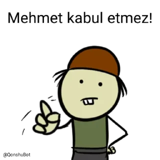 Sticker from Mehmet @Qonshubot