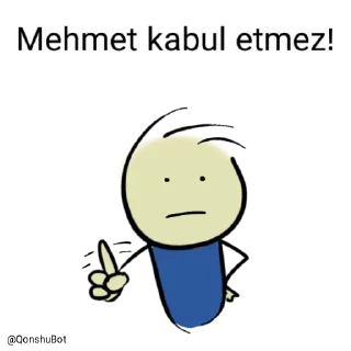 Sticker from Mehmet @Qonshubot