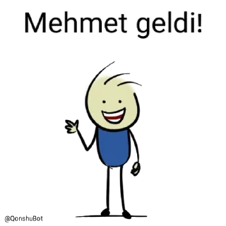 Sticker from Mehmet @Qonshubot