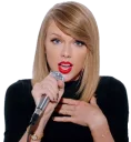 🎤 emoji Taylor Swift Telegram sticker 16 of 18
