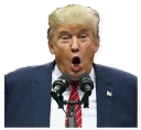 😮 emoji Donald Trump Telegram sticker 6 of 28
