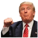 👊 emoji Donald Trump Telegram sticker 16 of 28