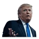 😧 emoji Donald Trump’d Telegram sticker 8 of 28