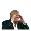 😓 emoji Donald Trump’d Telegram sticker 7 of 28