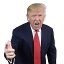 😈 emoji Donald Trump’d Telegram sticker 15 of 28