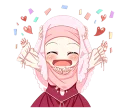 Sticker from Hijab Princess (Muslim Kawaii Girl)