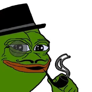 Sticker from frog