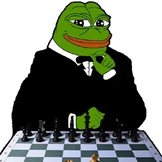 Sticker from frog