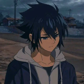 Sticker from Anime boy