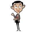 Sticker from Mr Bean