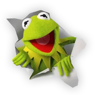 👋 emoji Kermit | @donyae_stickers Telegram sticker 7 of 13