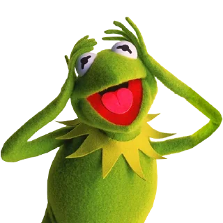 🤯 emoji Kermit | @donyae_stickers Telegram sticker 8 of 13