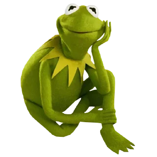😊 emoji Kermit | @donyae_stickers Telegram sticker 4 of 13