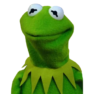 😐 emoji Kermit | @donyae_stickers Telegram sticker 13 of 13