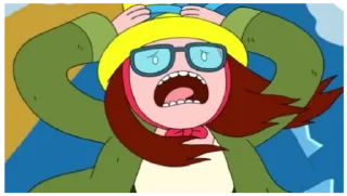 😩 emoji Adventure Time Telegram sticker 15 of 23
