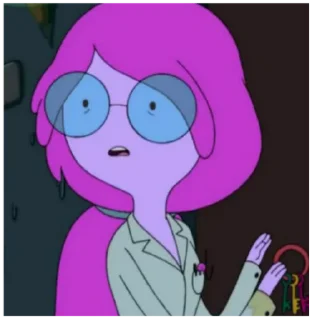 😦 emoji Adventure Time Telegram sticker 13 of 23