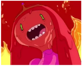 😵 emoji Adventure Time Telegram sticker 18 of 23