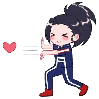 ❤️ emoji My hero academia Telegram sticker 14 of 30