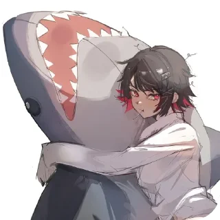 🦈 emoji @Mapache_Rawr reborn stickers Telegram sticker 2 of 120