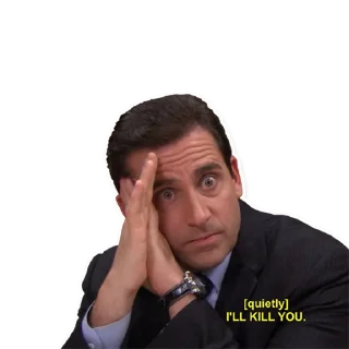 👿 emoji Michael Scott Telegram sticker 14 of 15