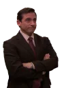 🙂 emoji Michael Scott Paper Co. Telegram sticker 7 of 50