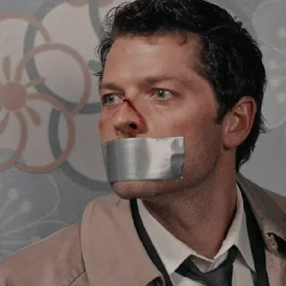 🫢 emoji Castiel's Hundred and One Pray Telegram sticker 21 of 103