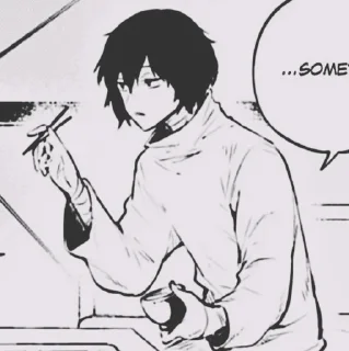 Sticker from Dazai Osamu