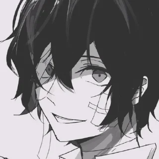➰ emoji Dazai Osamu Telegram sticker 11 of 57