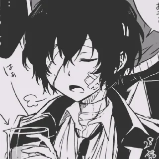 ➰ emoji Dazai Osamu Telegram sticker 13 of 57