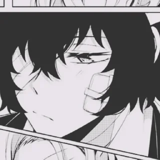➰ emoji Dazai Osamu Telegram sticker 21 of 57