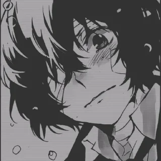 ➰ emoji Dazai Osamu Telegram sticker 5 of 57