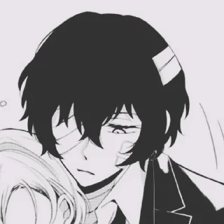 ➰ emoji Dazai Osamu Telegram sticker 22 of 57
