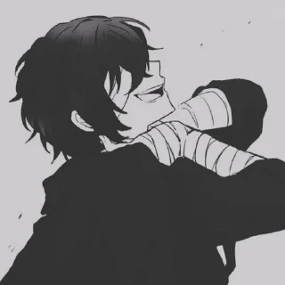 ➰ emoji Dazai Osamu Telegram sticker 12 of 57