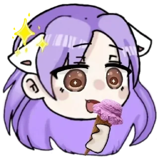 🍦 emoji t.me/addstikeckers/.lankamamka Telegram sticker 21 of 50