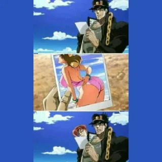 😍 emoji Le bizzare avventure di Kakyoin Telegram sticker 18 of 117