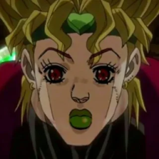 😘 emoji Le bizzare avventure di Kakyoin Telegram sticker 22 of 117