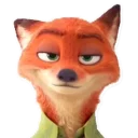 Sticker from Nick Wilde