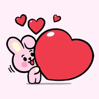 ❤️ emoji BT21 ❤ @WithBTS Telegram sticker 13 of 31