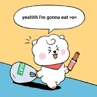 🥨 emoji BT21 ❤ @WithBTS Telegram sticker 4 of 31