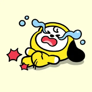 😭 emoji BT21 ❤ @WithBTS Telegram sticker 14 of 31