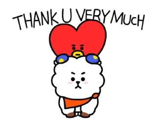 Sticker from @WithBTS Ultra BT21