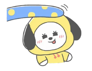 Sticker from @WithBTS 🩵 BT21