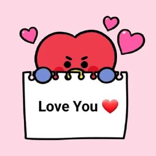 ❤️ emoji BT21 ❤ @WithBTS Telegram sticker 17 of 31