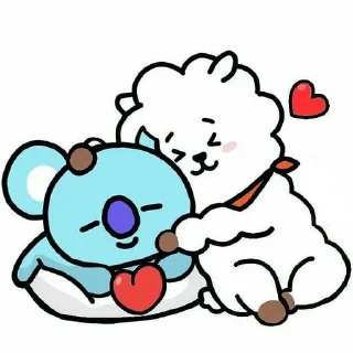 ❤️ emoji BT21 ❤ @WithBTS Telegram sticker 7 of 31