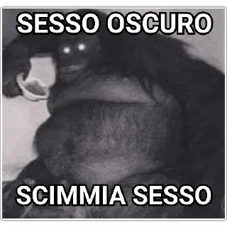 Sticker from Scimmia sesso