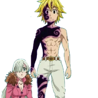 Sticker from Seven deadly sins [@galeries25]